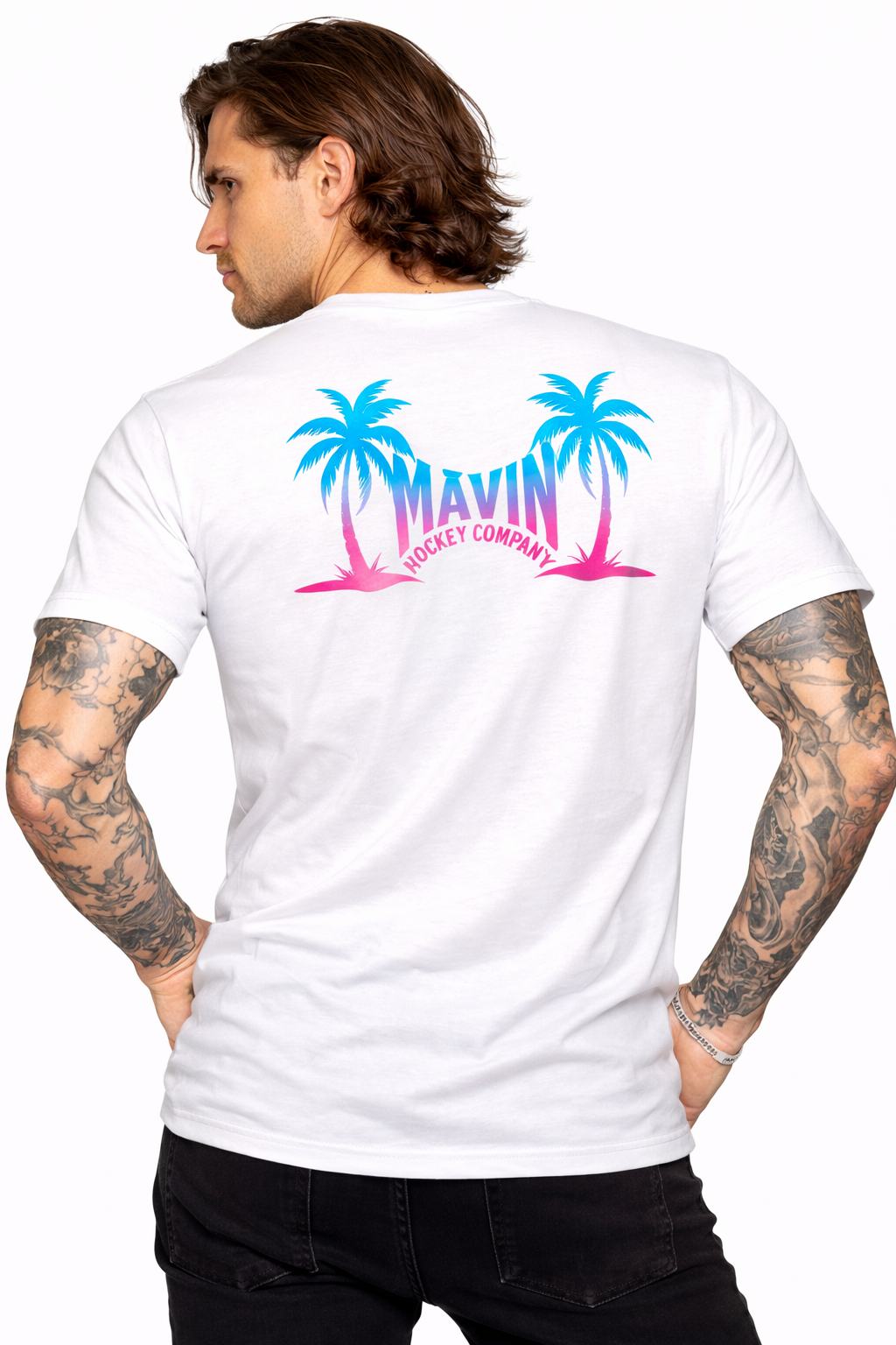 Gradient Palm Tee