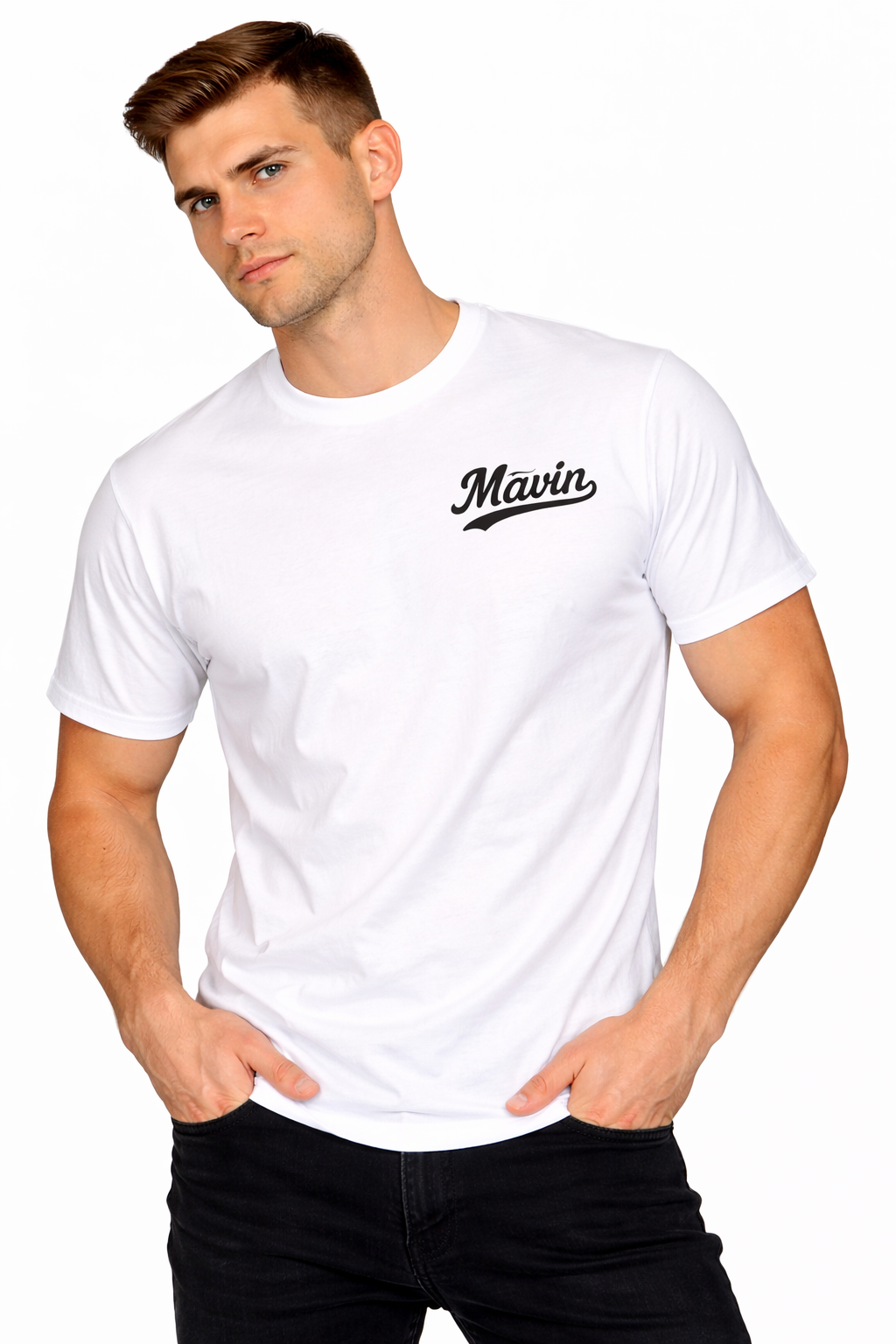 Mavin Script Tee