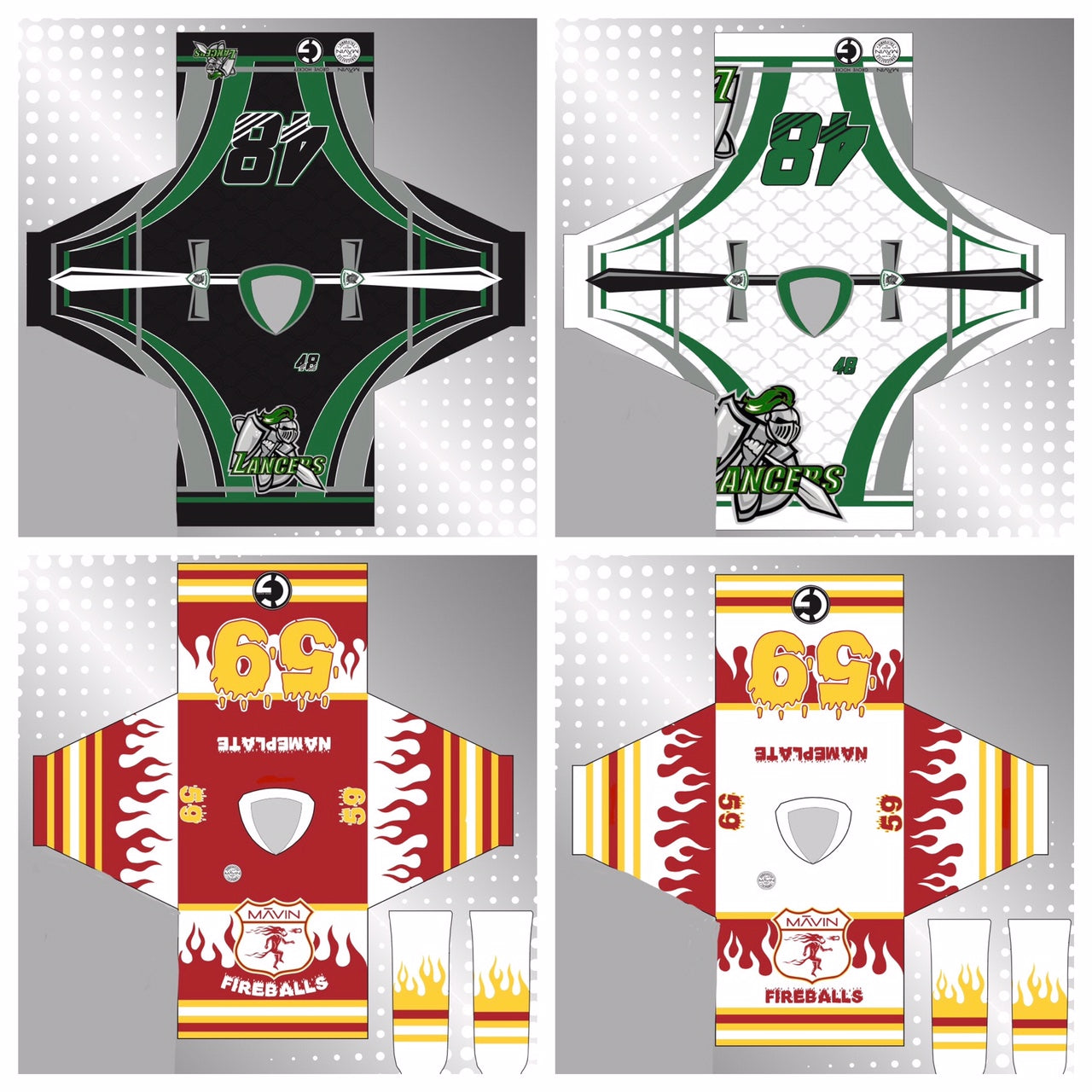 CUSTOM  UNIFORMS (reversible)